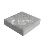 Тротуарная плитка 20х20х6 см, серо-белая на камне