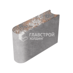 Бордюрный камень БРШ 50.20.8, сомон с мраморной крошкой