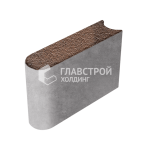 Бордюрный камень БРШ 50.20.8, сорренто с мраморной крошкой