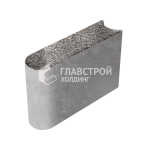 Бордюрный камень БРШ 50.20.8, агат-коричневый с мраморной крошкой