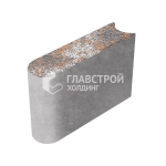 Бордюрный камень БРШ 50.20.8, сомон с гранитной крошкой