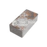 Тротуарная плитка Прямоугольник 50х25х6 см, сомон на камне