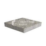Тротуарная плитка Ромб 3Д, аляска с мраморной крошкой, 6 см
